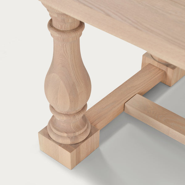 Neptune Tables Balmoral Rectangular Dining Table, Natural Oak