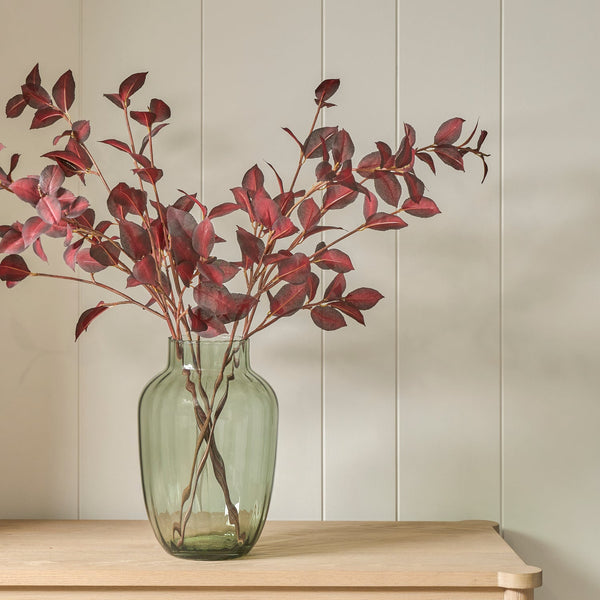 Neptune Accessories_Living accessories_Faux flowers & plants default Leaf Spray, Burgundy