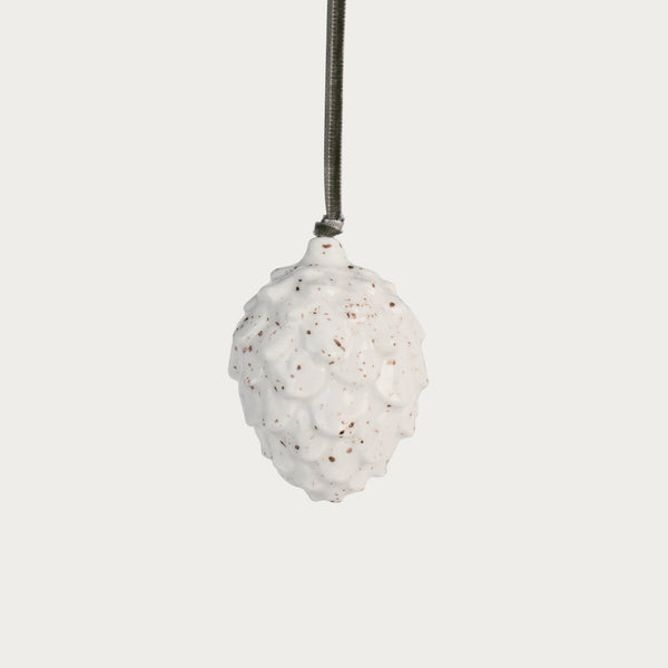 Neptune Seasonal_Christmas_Christmas tree decorations default Mirabel Ceramic Pine Cone Hanging Decoration