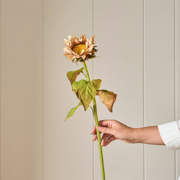 Neptune Accessories_Living accessories_Faux flowers & plants default Sunflower Stem, Light Brown