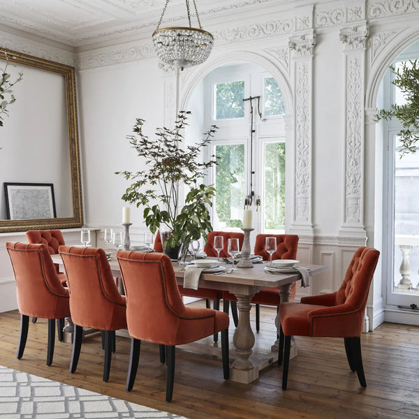 Neptune Furniture_Living & dining furniture_Dining tables default Balmoral 8 Seater Rectangular Dining Table, Seasoned Oak