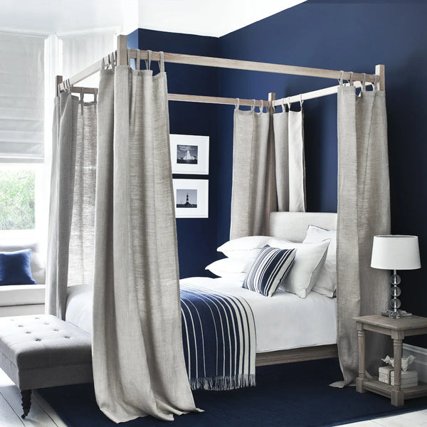 Neptune Decorating_Textiles_Curtains default Flora Four Poster Bed Curtains, Set of 2