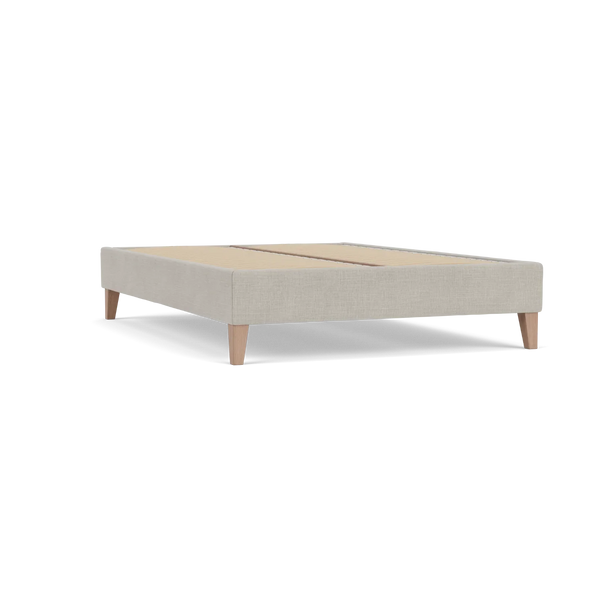 Neptune Furniture_Bedroom furniture_Beds & headboards default Francis Double Bed Base, Harry Cloud - Vintage Oak Legs