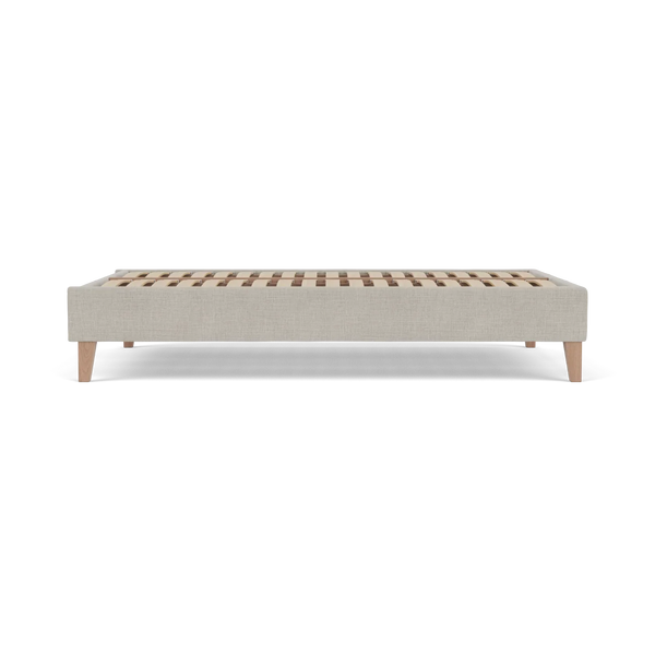Neptune Furniture_Bedroom furniture_Beds & headboards default Francis Double Bed Base, Harry Cloud - Vintage Oak Legs