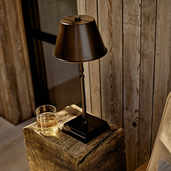 Neptune Accessories_Lighting_Table lamps default Hanover Small Bronze Cordless Rechargable Lamp