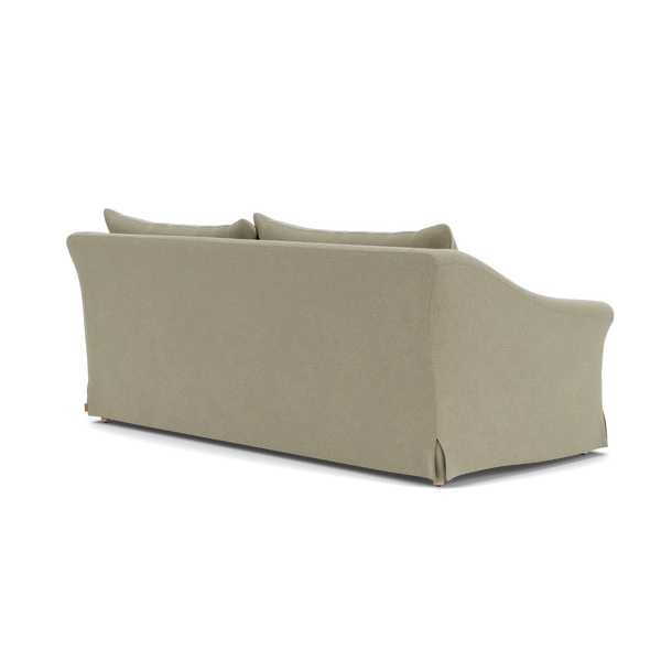 Neptune Furniture_Upholstery_Sofas default Long Island 3 Seater Sofa, Linara Moss - Natural Oak Set
