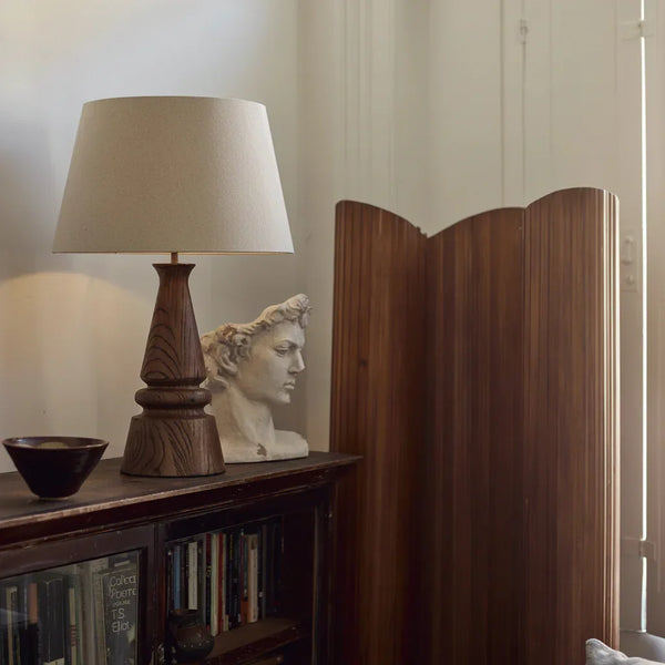 Neptune Accessories_Lighting_Table lamps default Mason Carved Wooden Table Lamp