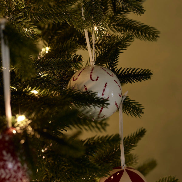 Neptune Christmas Decorations Default Candy Cane Papier-mâché Bauble