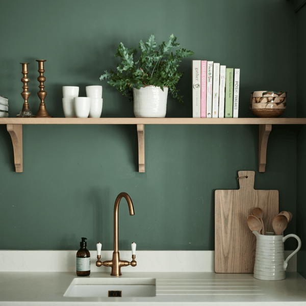 Neptune Fitted Storage 150cm / Seasoned Oak Suffolk Shelf, Seasoned Oak