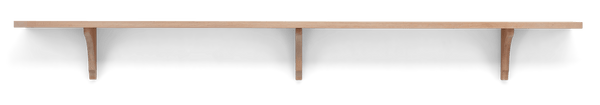 Neptune Fitted Storage Suffolk Shelf, Seasoned Oak
