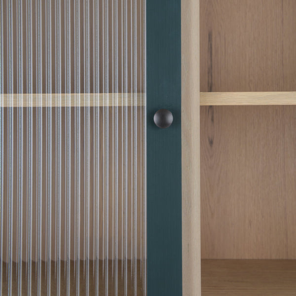 Neptune Full Height Cabinets Default Farlow Freestanding Double Kitchen Larder, Constable Green