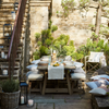 Neptune Garden Sets Granite tabletop Stanway Table & Bench Set