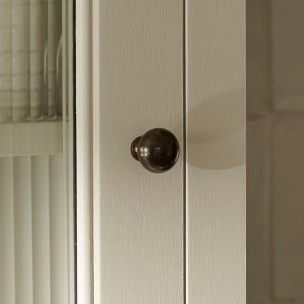 Neptune Handles & Hardware Bronze Oscott Button Knob, Set of 2