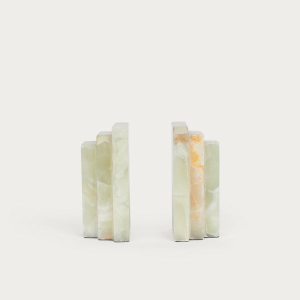 Neptune Ornaments Matlock Onyx Bookends