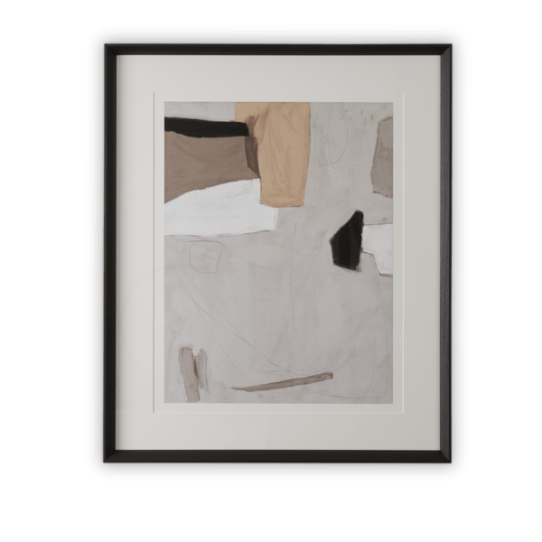 Neptune Wall Art Abstract Scene, Potters Pink