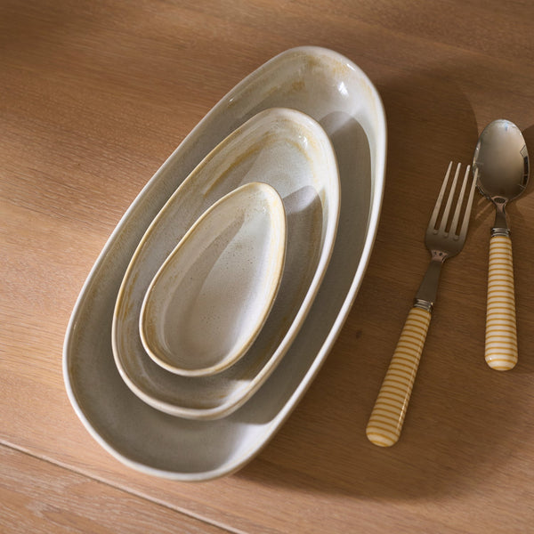 Neptune Serveware Amberley Stoneware Bread Platter