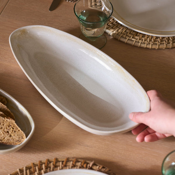 Neptune Serveware Amberley Stoneware Oval Platter