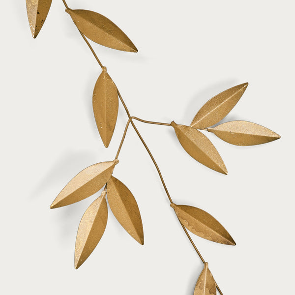 Neptune Seasonal_Christmas_Christmas accessories default Ashridge Leaf Garland, Antique Gold