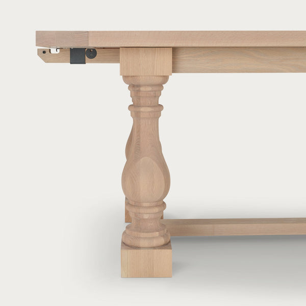 Neptune Tables Balmoral 6-10 Seater Extendable Dining Table, Natural Oak