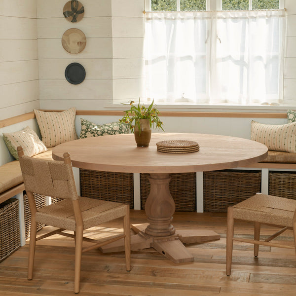 Neptune Tables 6 seater Balmoral Round Dining Table, Natural Oak