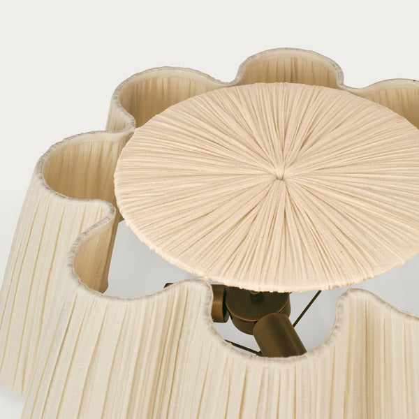 Neptune Accessories_Lighting_Pendants Cecile Gathered Linen Pendant