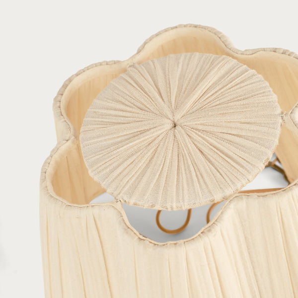 Neptune Accessories_Lighting_Pendants Cecile Gathered Linen Pendant