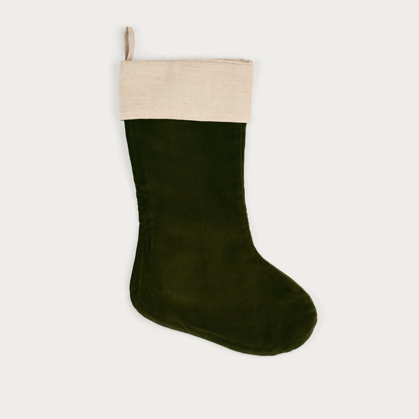 Neptune Seasonal_Christmas_Christmas accessories default Elden Velvet Stocking, Mallard