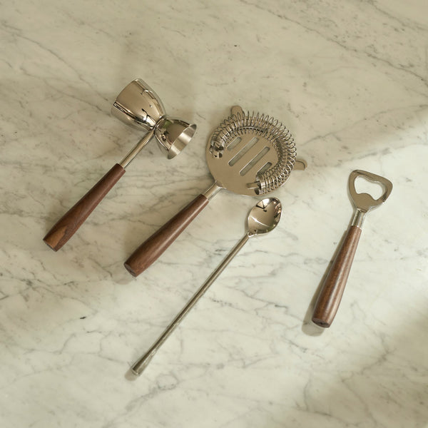 Neptune Accessories_Tabletop_Kitchen access default Holland Stainless Steel Bar Tools, 4pc Set