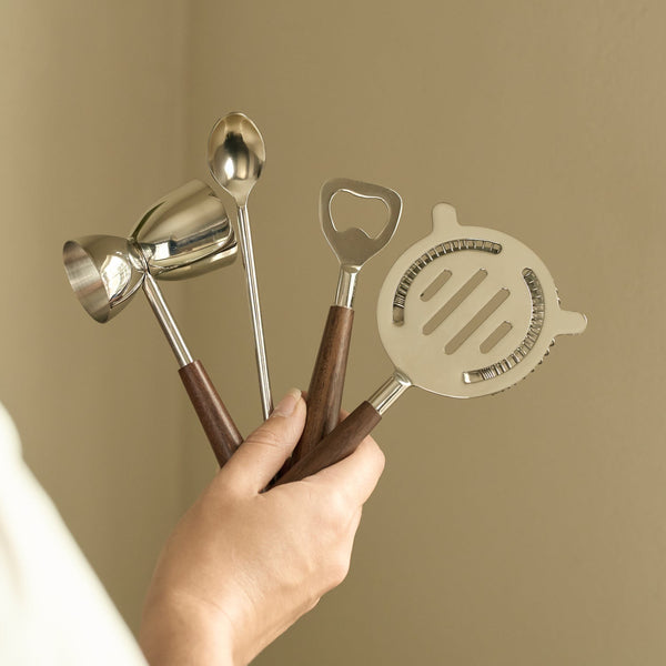 Neptune Accessories_Tabletop_Kitchen access default Holland Stainless Steel Bar Tools, 4pc Set