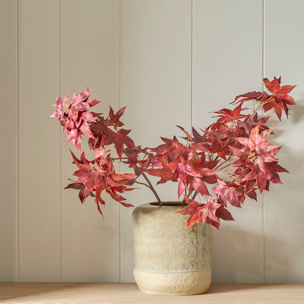 Neptune Accessories_Living accessories_Faux flowers & plants default Maple Leaf, Burgundy