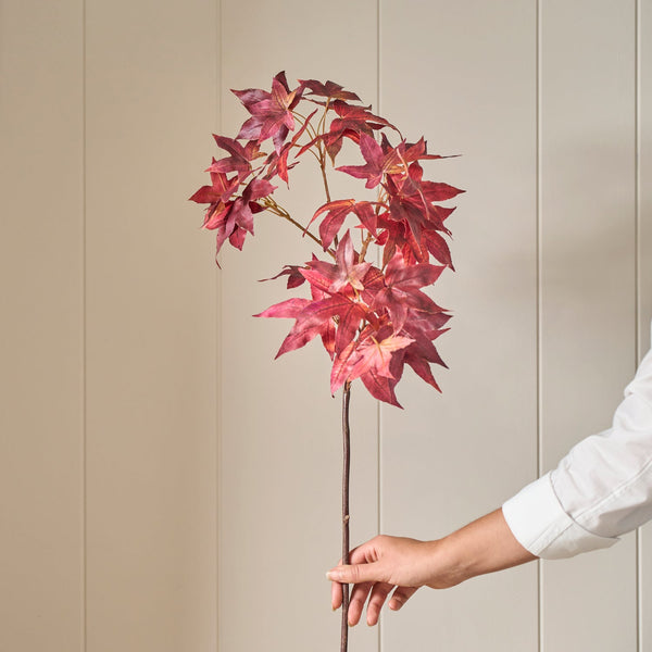 Neptune Accessories_Living accessories_Faux flowers & plants default Maple Leaf, Burgundy