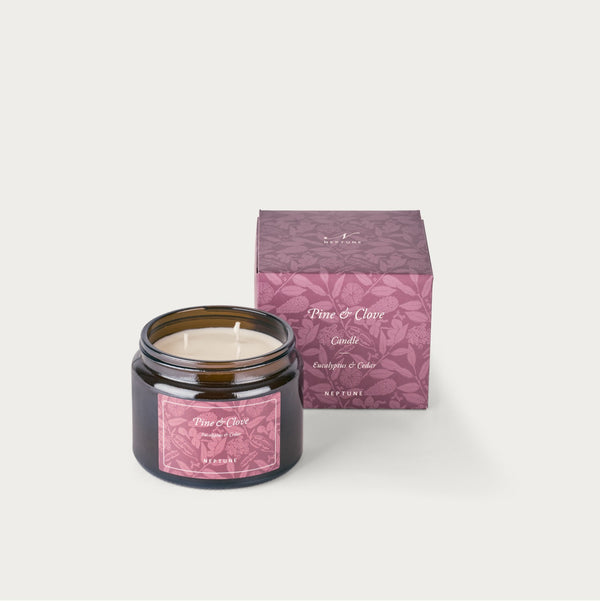 Neptune Seasonal_Christmas_Christmas fragrance default Pine & Clove 3 Wick Candle