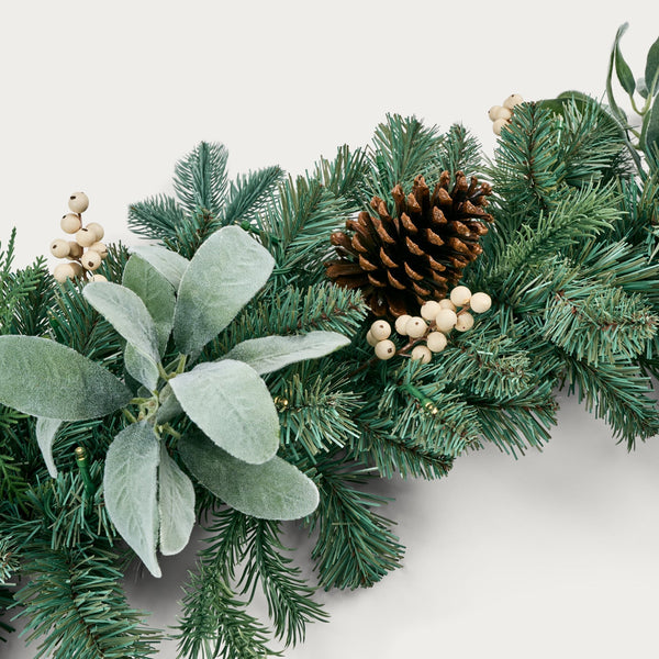 Neptune Seasonal_Christmas_Christmas accessories default Sage Pre-lit Garland