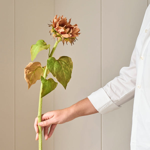 Neptune Accessories_Living accessories_Faux flowers & plants default Sunflower Stem, Brown
