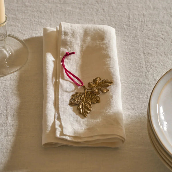 Neptune Seasonal_Christmas_Christmas tree decorations default Ashridge Maple Leaf Hanging Decoration, Bronze