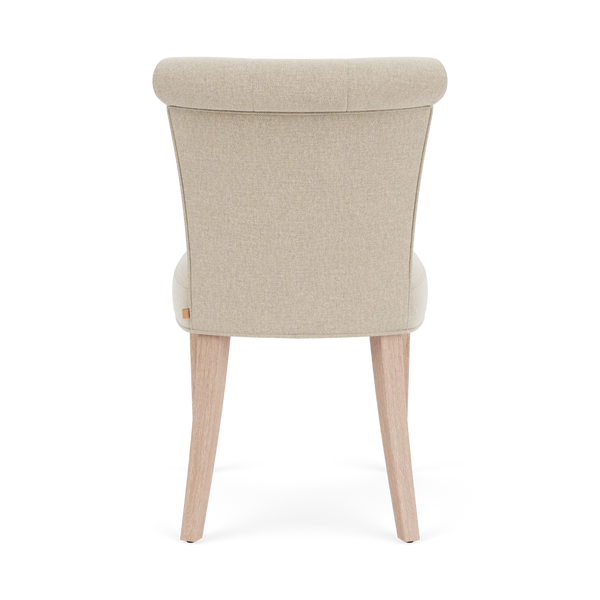 Neptune Furniture_Upholstery_Upholstered dining & bar stools default Calverston Dining Chair (set of 2), Linara Natural - Pale Oak Legs