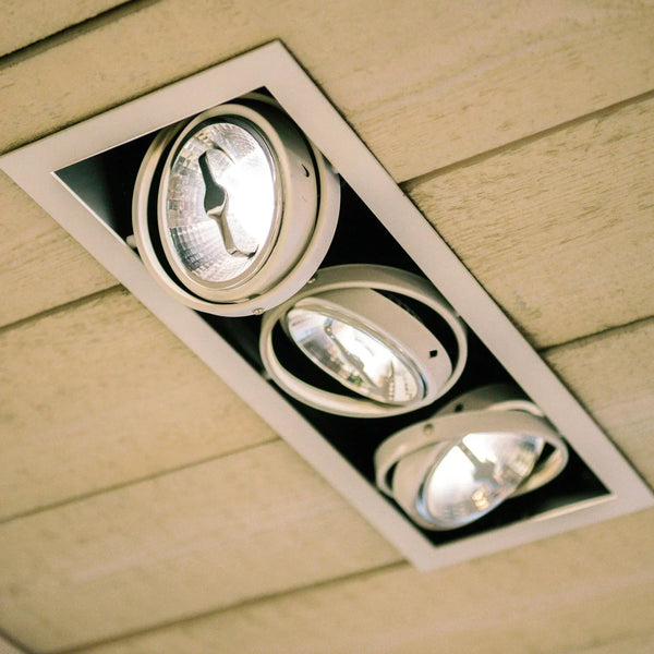 Neptune Accessories_Lighting_Pendants default Coates Triple Recessed Ceiling Spotight, AR111