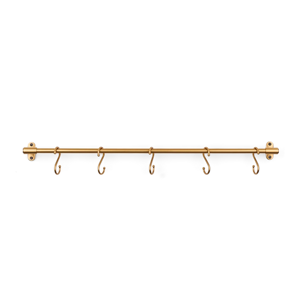 Neptune Furniture_Hardware_Handles & hardware default Ellington Hanging Rail & S Hooks, Brass