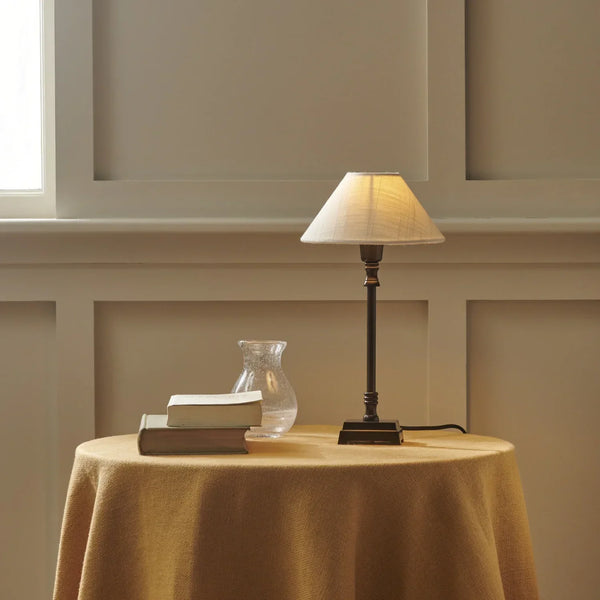 Neptune Accessories_Lighting_Table lamps Oliver 8" Warm White Hanover Small Bronze Table Lamp