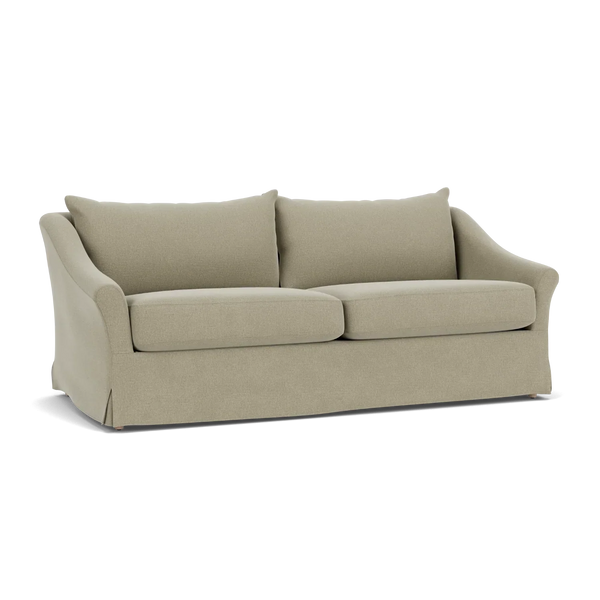 Neptune Furniture_Upholstery_Sofas default Long Island 3 Seater Sofa, Linara Moss - Natural Oak Set
