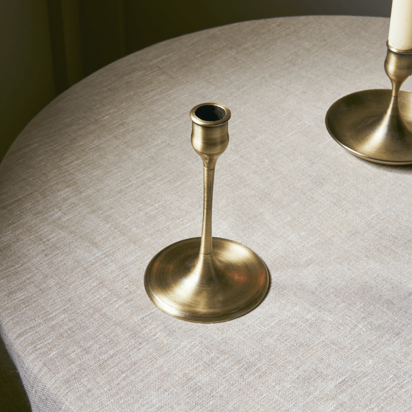 Neptune Candlesticks & Tealight Holders Heddon Candlestick, Brass