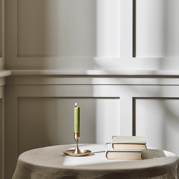 Neptune Candlesticks & Tealight Holders Small Heddon Candlestick, Brass