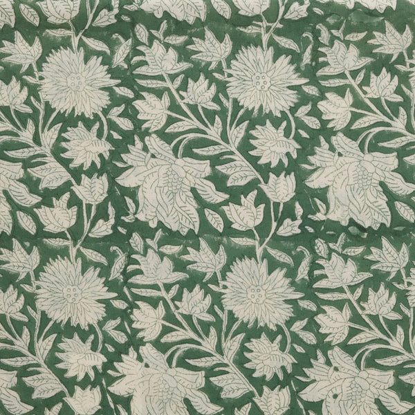 Neptune Cushions Dora Square Printed Scatter Cushion, Green