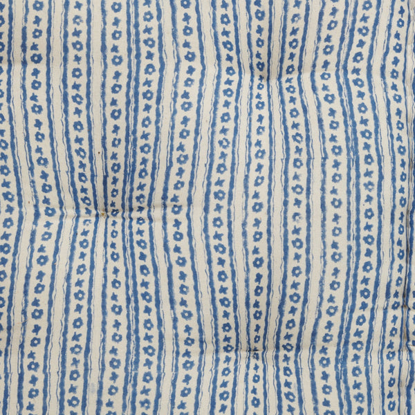 Neptune Cushions Florrie Woven Floor Cushion, Navy
