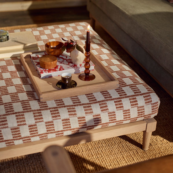 Neptune Footstools & Ottomans Ophelia Footstool, Rust Cove