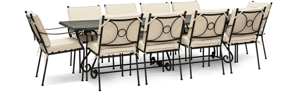 Neptune Garden Sets 10 seater / Rectangular Cheltenham Table & Chairs