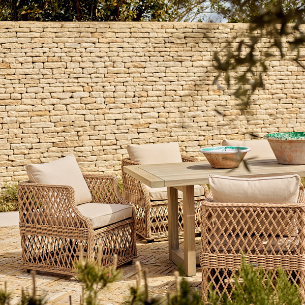 Neptune Garden Sets Default Pembrey Table & 8 Longmeadow Carver Chairs