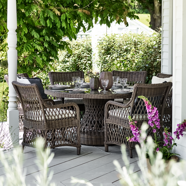 Neptune Garden Sets Carver Set Harrington 6 Seater Garden Set