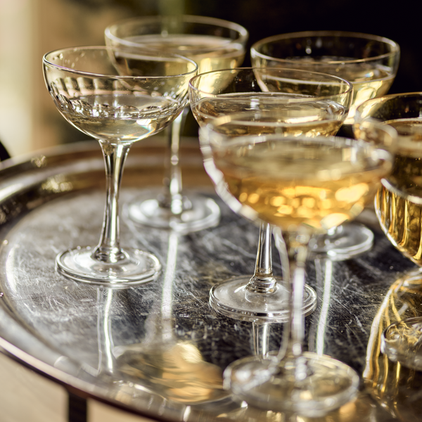Neptune Glassware Bethnal Champagne Coupe, Set of 2