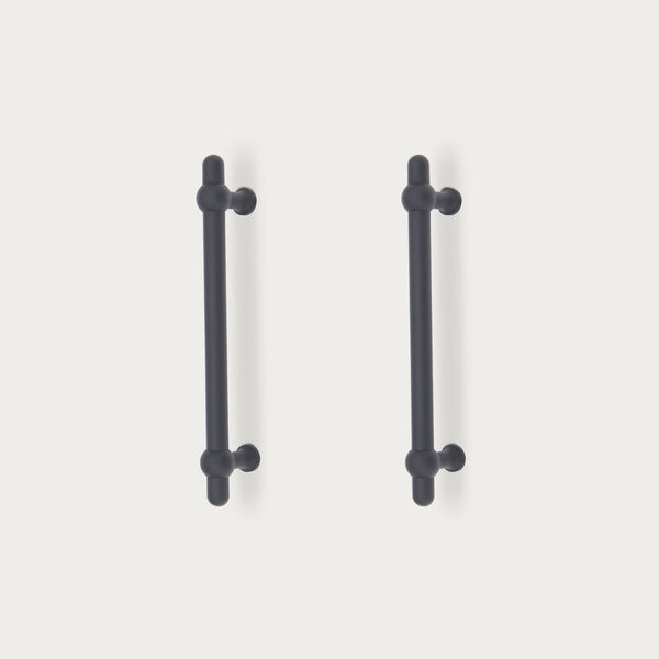 Neptune Handles & Hardware Matt Black Bronze Oscott Medium Bar Handle, Set of 2